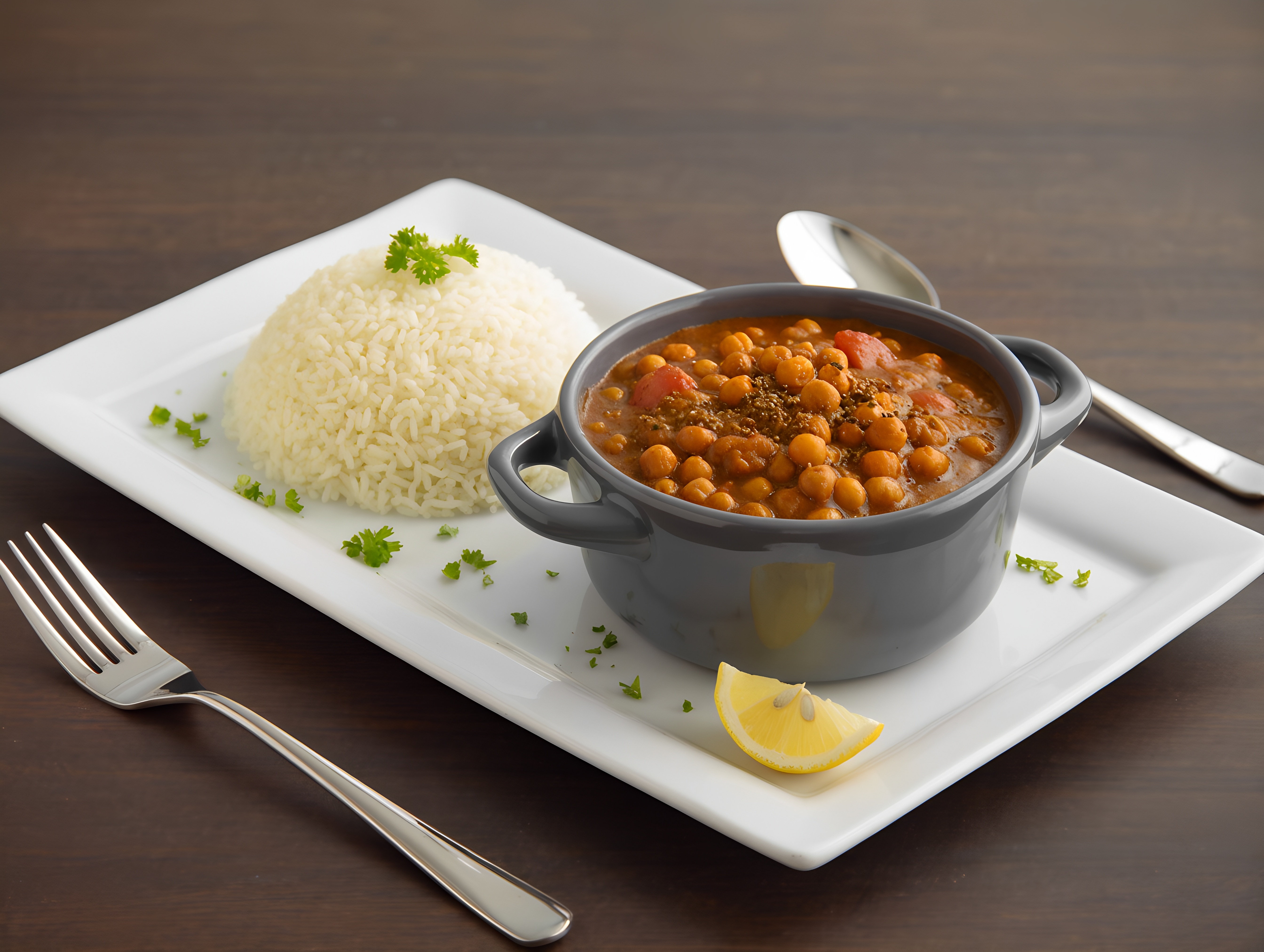 Chana Masala (auch vegan erhältlich)