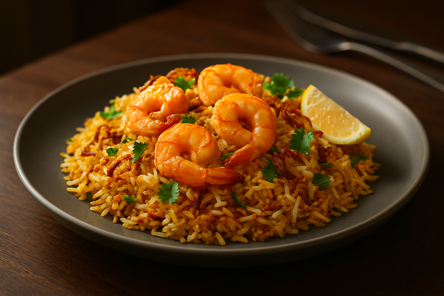 Prawn Biryani