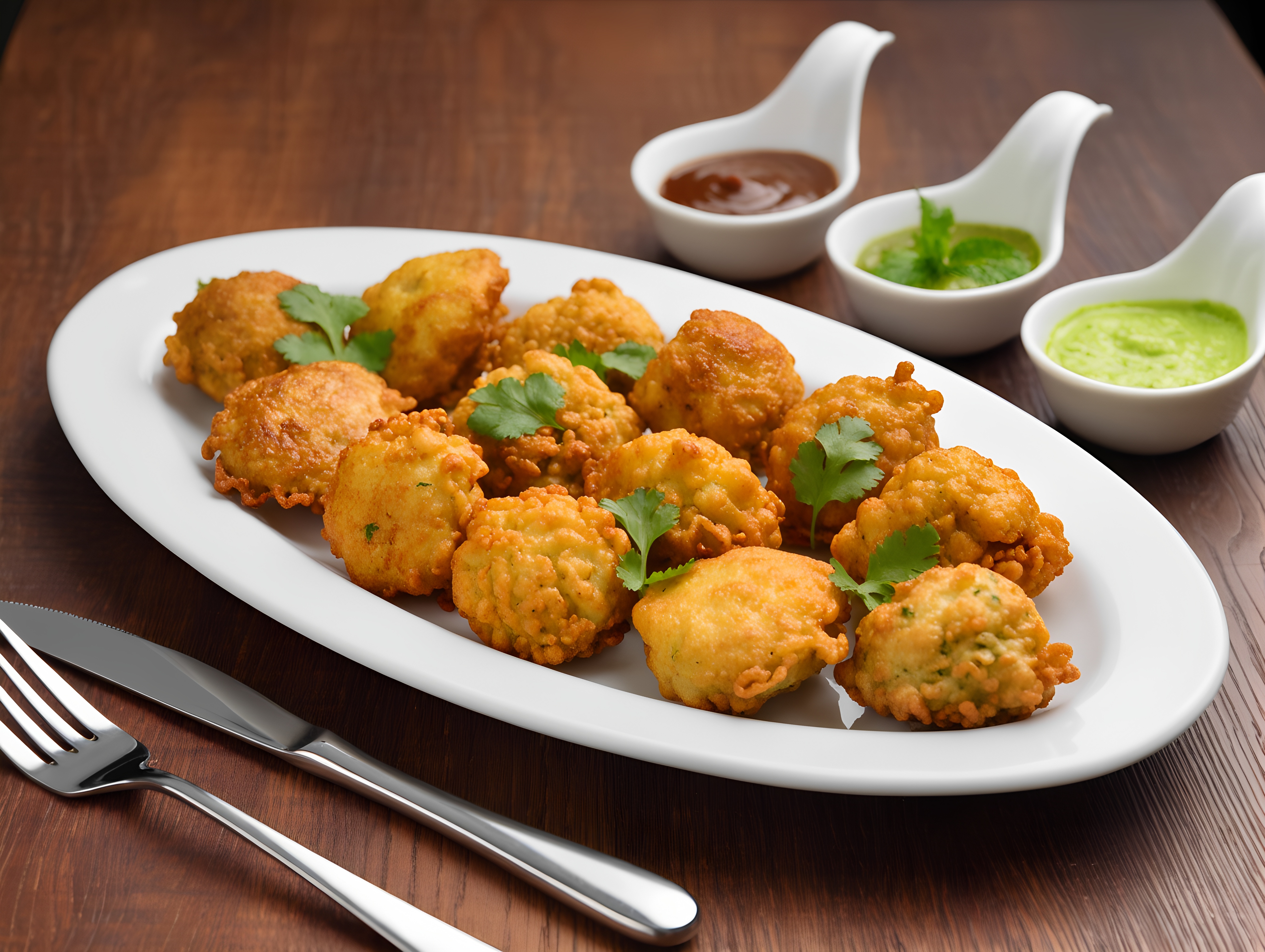Veggie Mix Pakora (für 2 Personen) (auch vegan erhältlich)