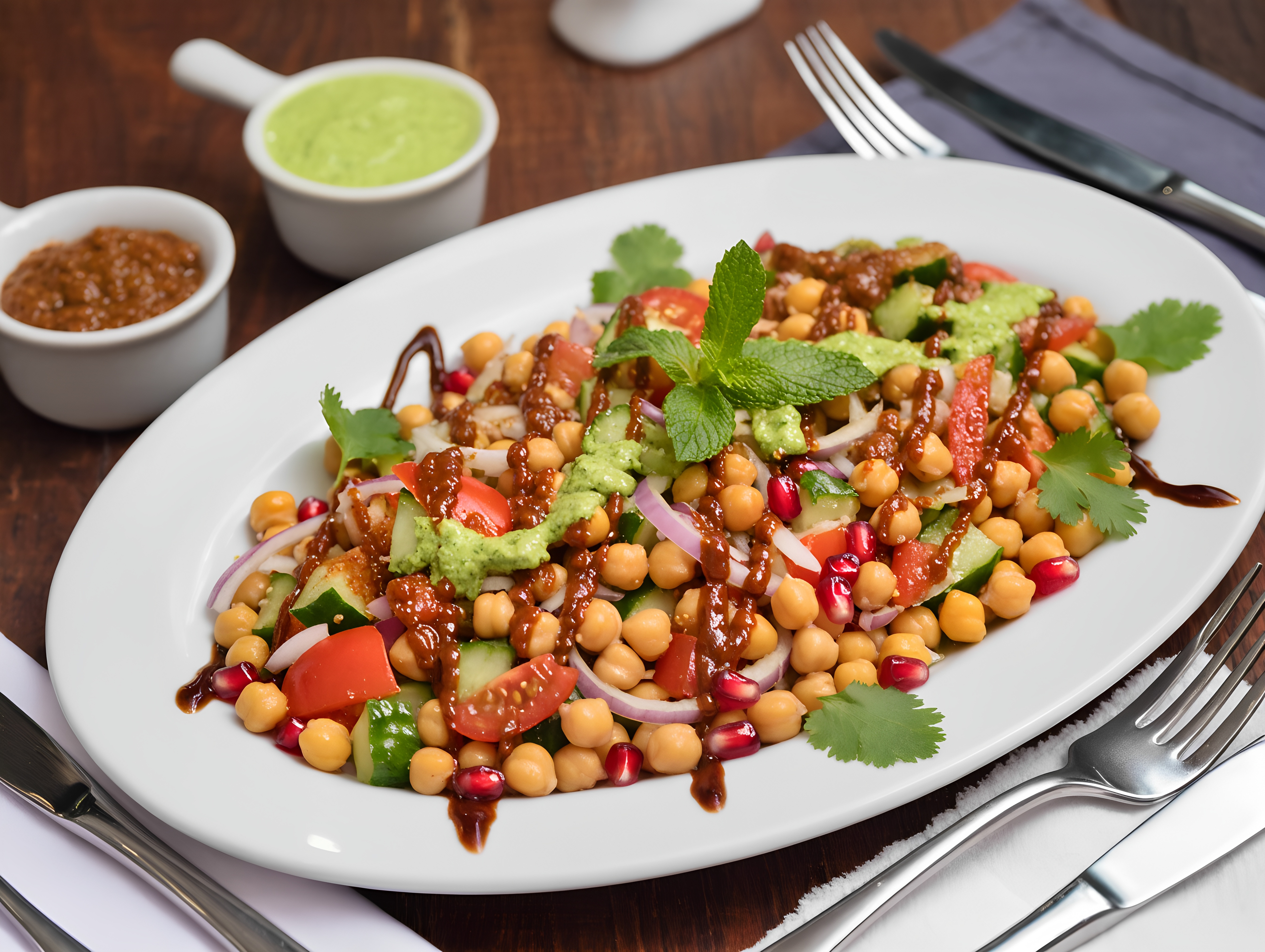 Chana Chat(auch vegan erhältlich)