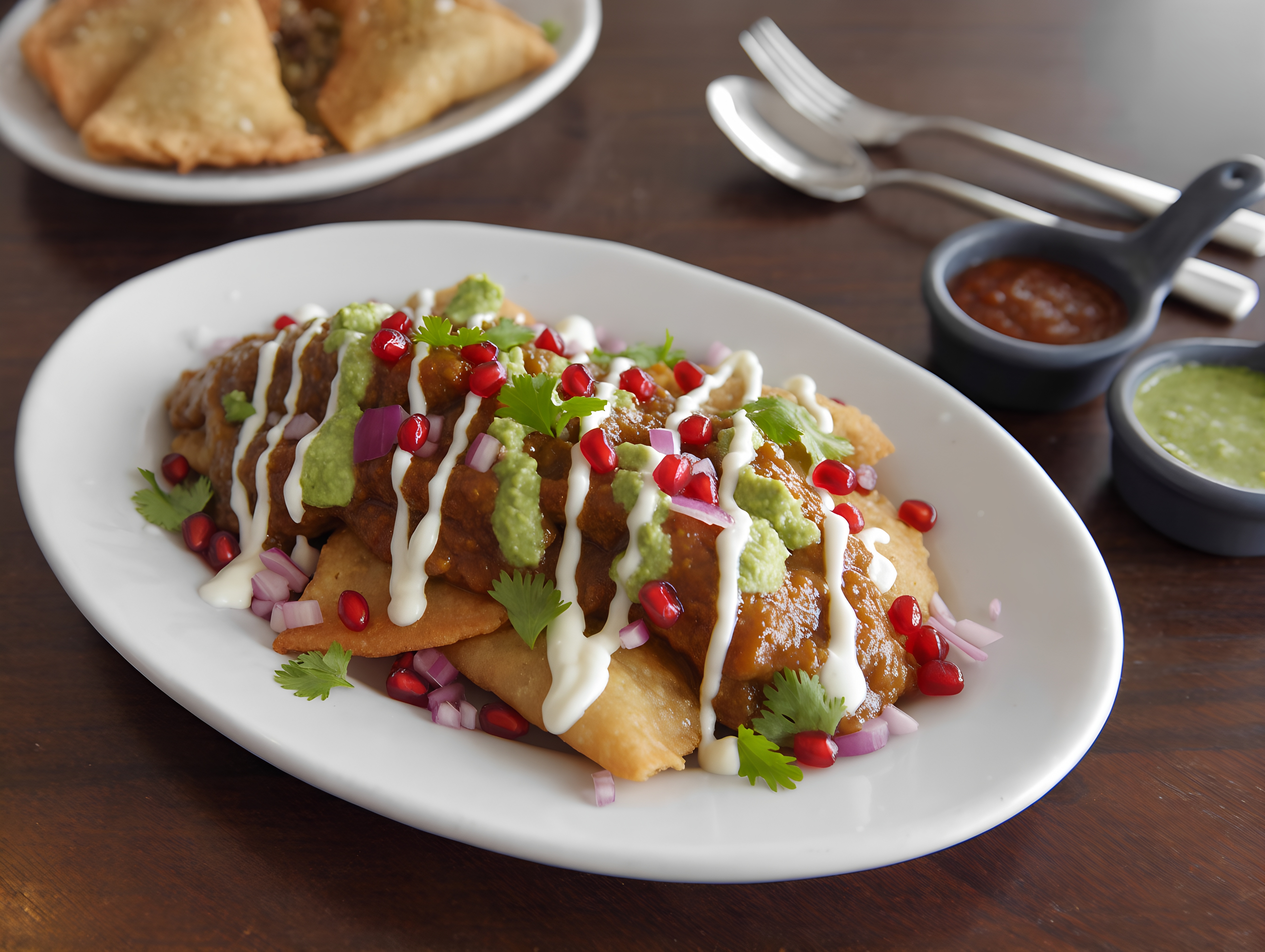 Samosa chaat